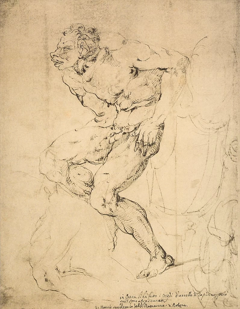 Un diavolo - Gabinetto dei Disegni e Stampe, Galleria Degli Uffizi, Firenze